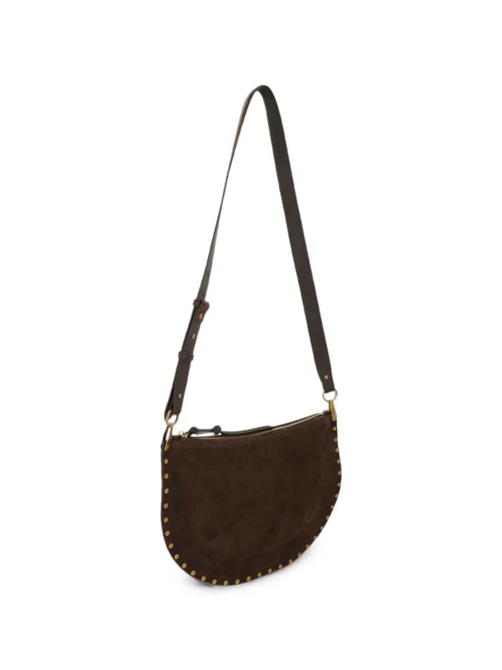 Marant Women Oskan Studded Suede Shoulder Bag. ISABEL MARANT