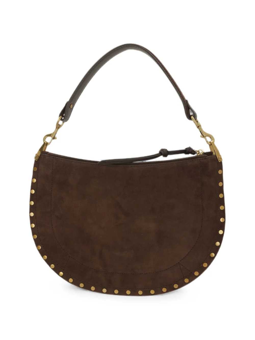 Marant Women Oskan Studded Suede Shoulder Bag. ISABEL MARANT