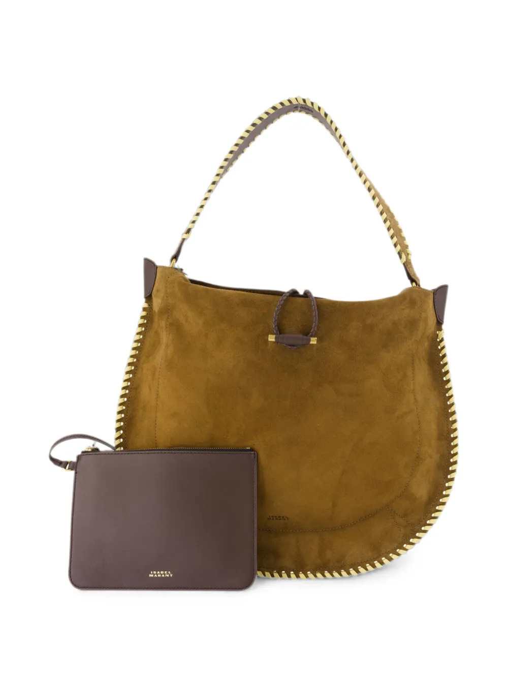 Marant Women Oskan Shoulder Bag With Soft Stitching ISABEL MARANT