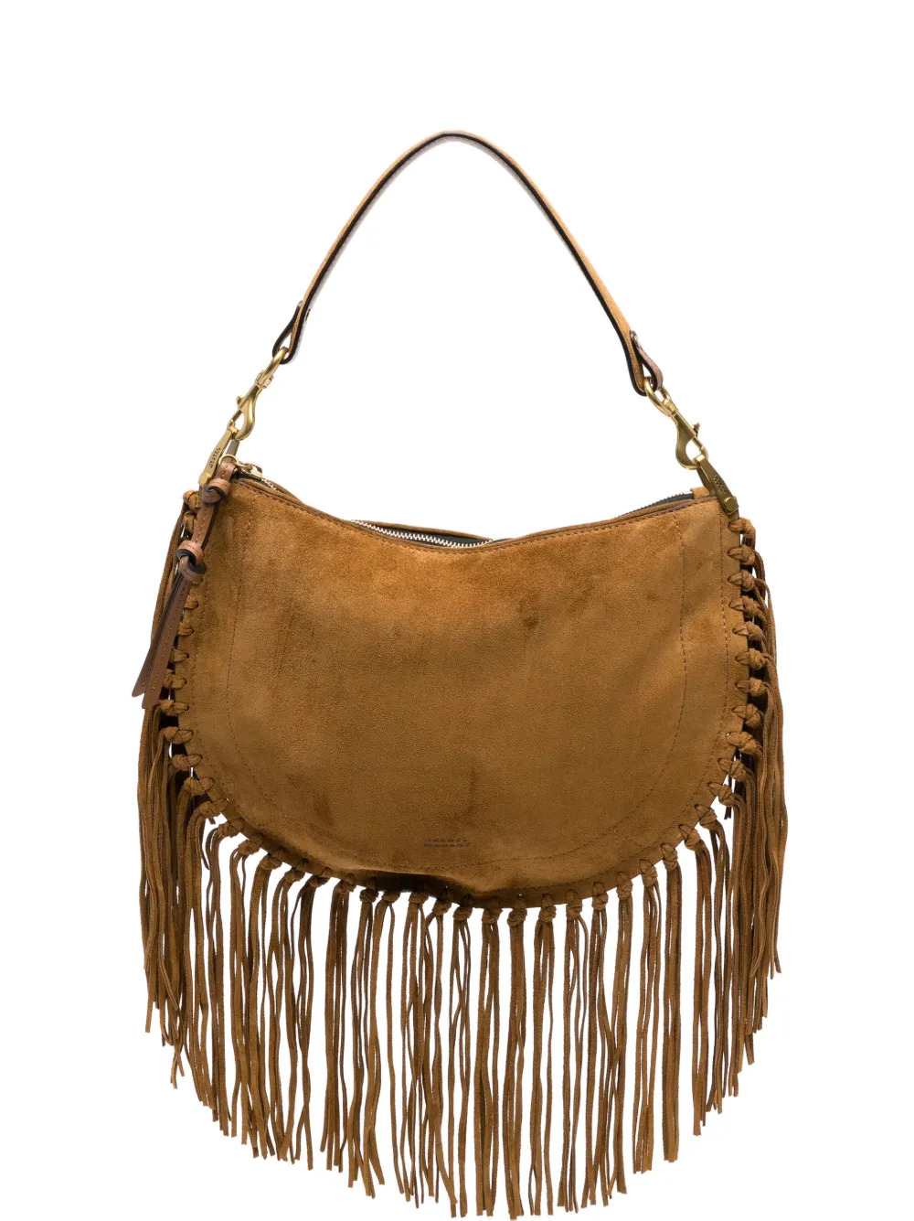 Marant Women Oskan Soft Bag With Zip And Fringe ISABEL MARANT