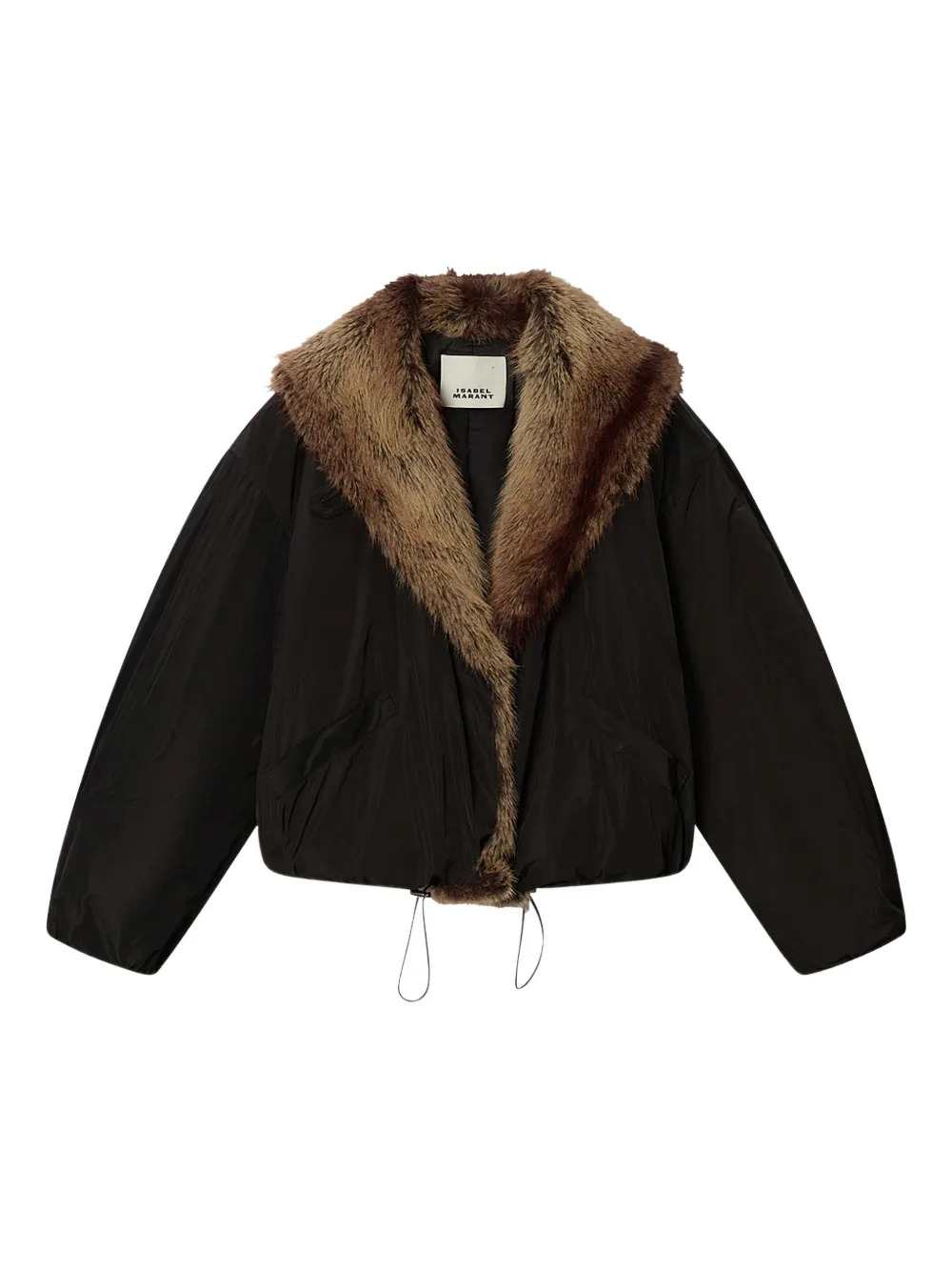 Marant Women Charone Short Faux-Fur Lined Parka ISABEL MARANT