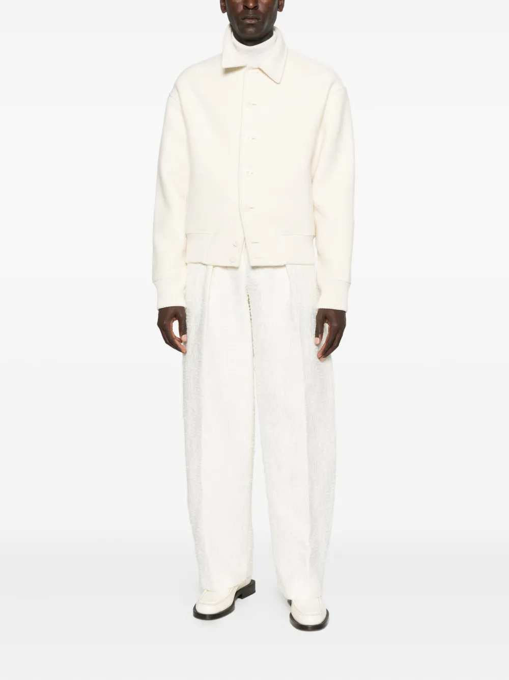 Jacquemus Men Wool Bomber Jacket JACQUEMUS