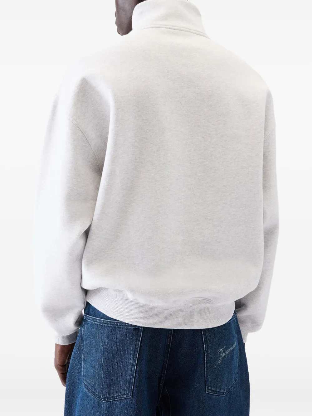 Jacquemus Men Half-Zip Sweatshirt JACQUEMUS