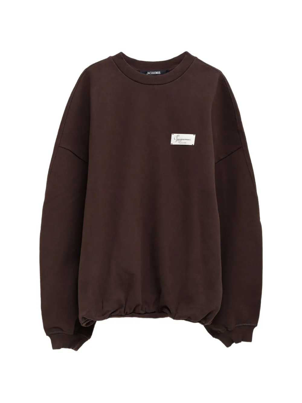 Jacquemus Men Ruban Sweatshirt With Logo Appliqué JACQUEMUS