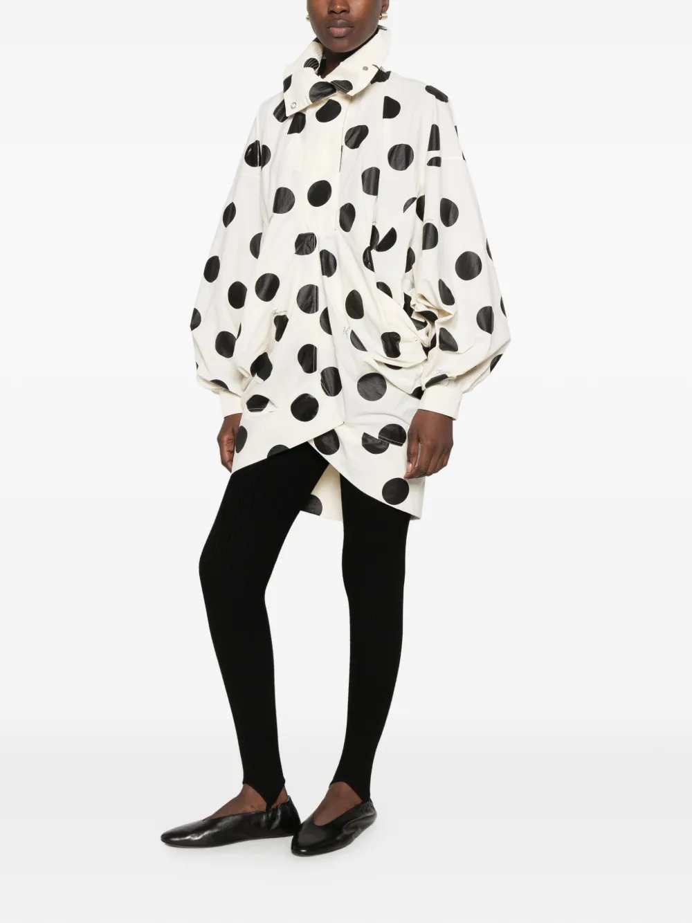 Jacquemus Women Polka-Dot Jacket With Cocoon Sleeves JACQUEMUS