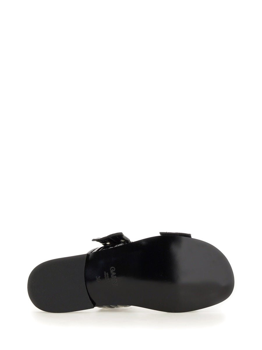 Ganni Women Sandalo Con Fibbia GANNI