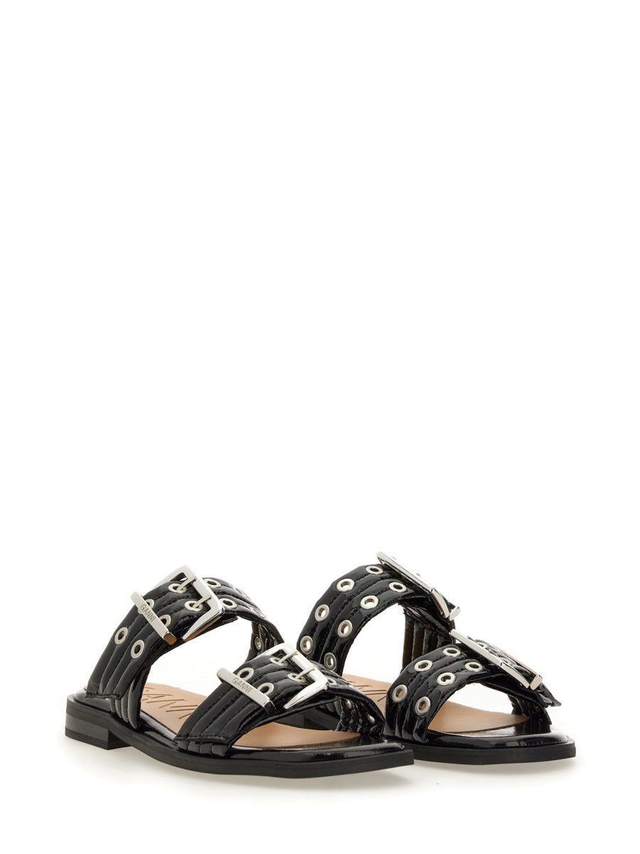 Ganni Women Sandalo Con Fibbia GANNI