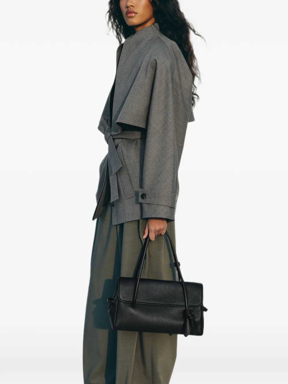 Jacquemus Women Le Turi Knotted Leather Shoulder Bag JACQUEMUS