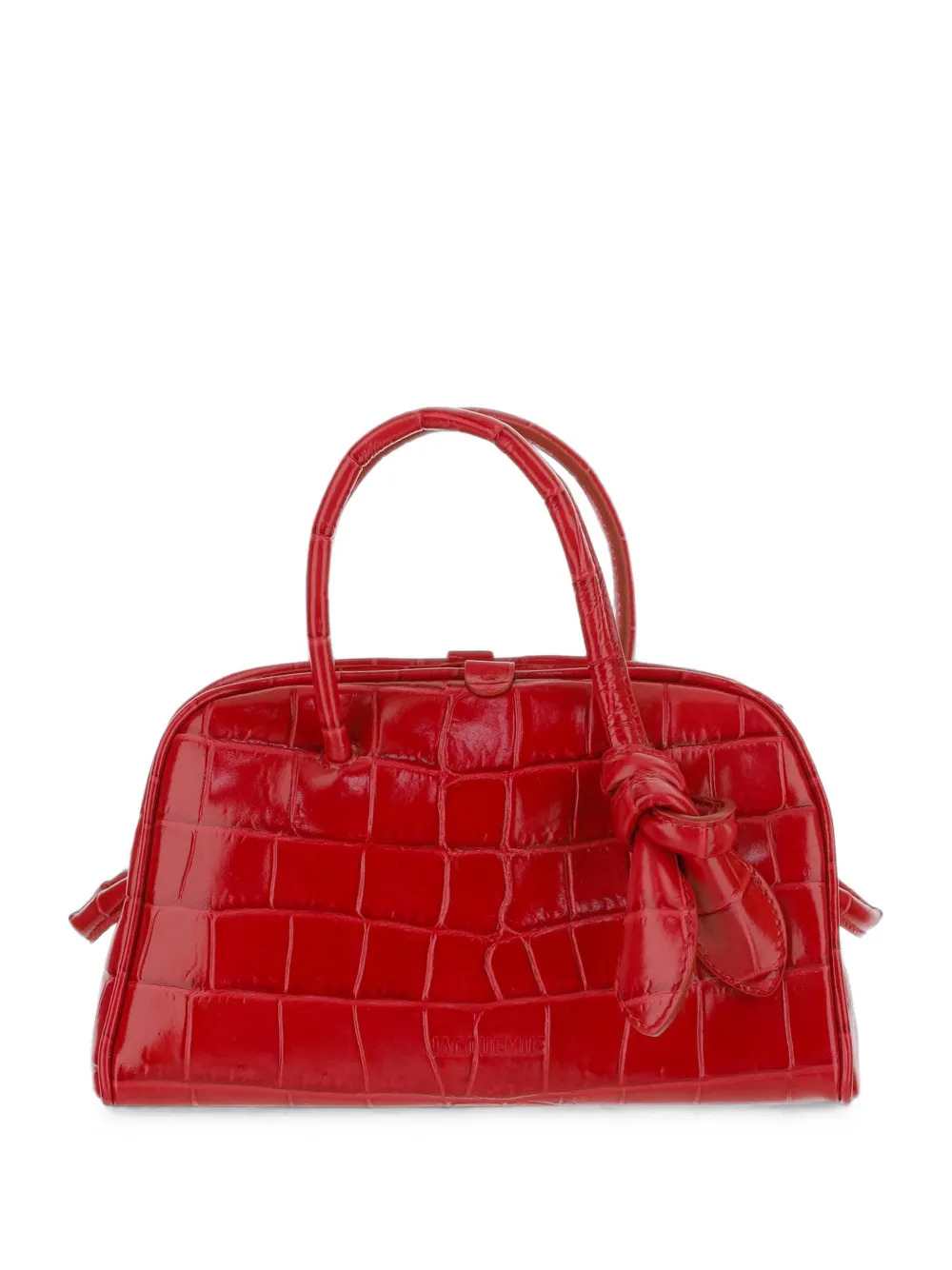 Jacquemus Women Crocodile-Effect Clutch JACQUEMUS