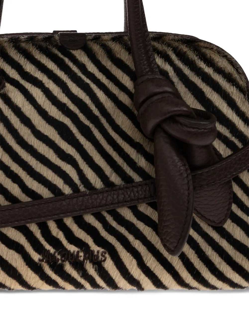 Jacquemus Women Le Petit Turismo Zebra-Print Tote Bag JACQUEMUS
