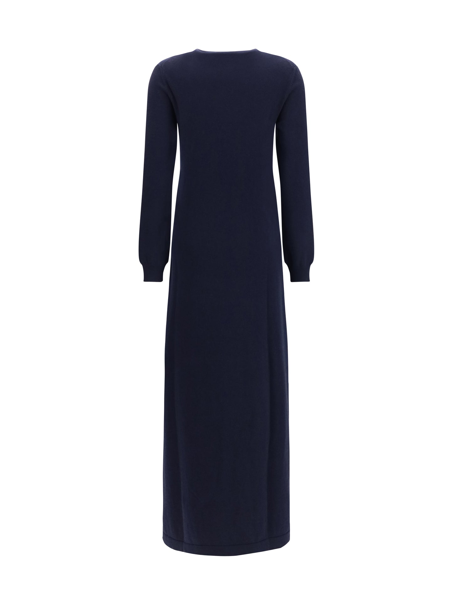 Malo Women Long Cashmere Crewneck Dress MALO