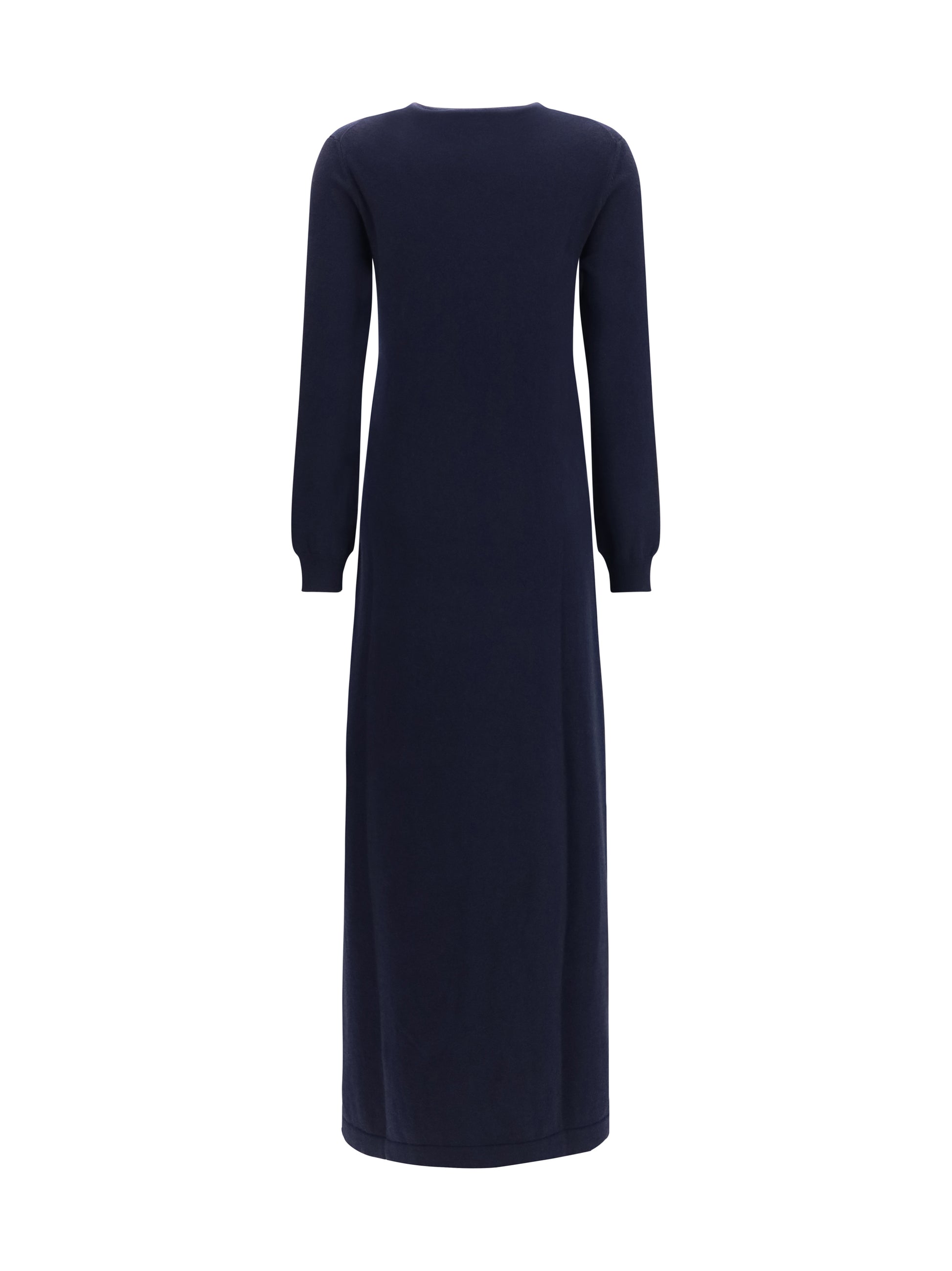 Malo Women Long Cashmere Crewneck Dress MALO