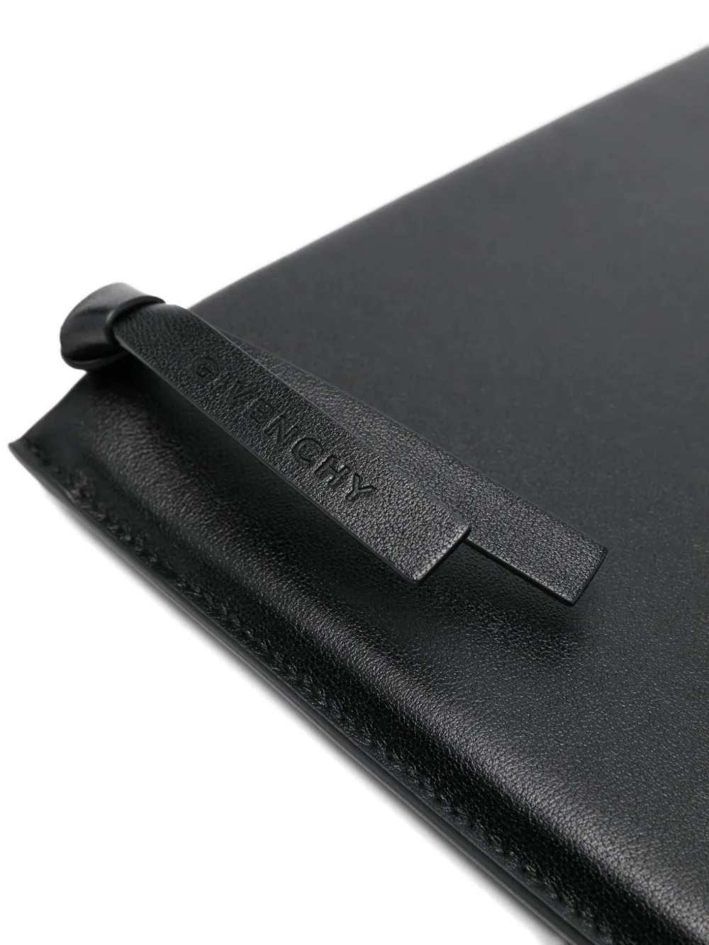 Givenchy Men Large Antigona Stamped Leather Clutch GIVENCHY