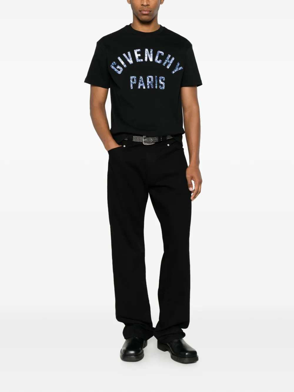 Givenchy Men T-Shirt With Appliqué GIVENCHY