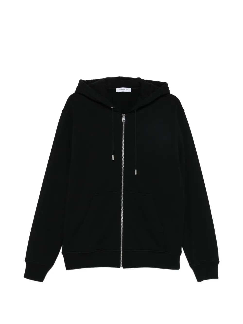 Givenchy Men Fleece Zip-Up Hoodie With Photographic Negative Print GIVENCHY
