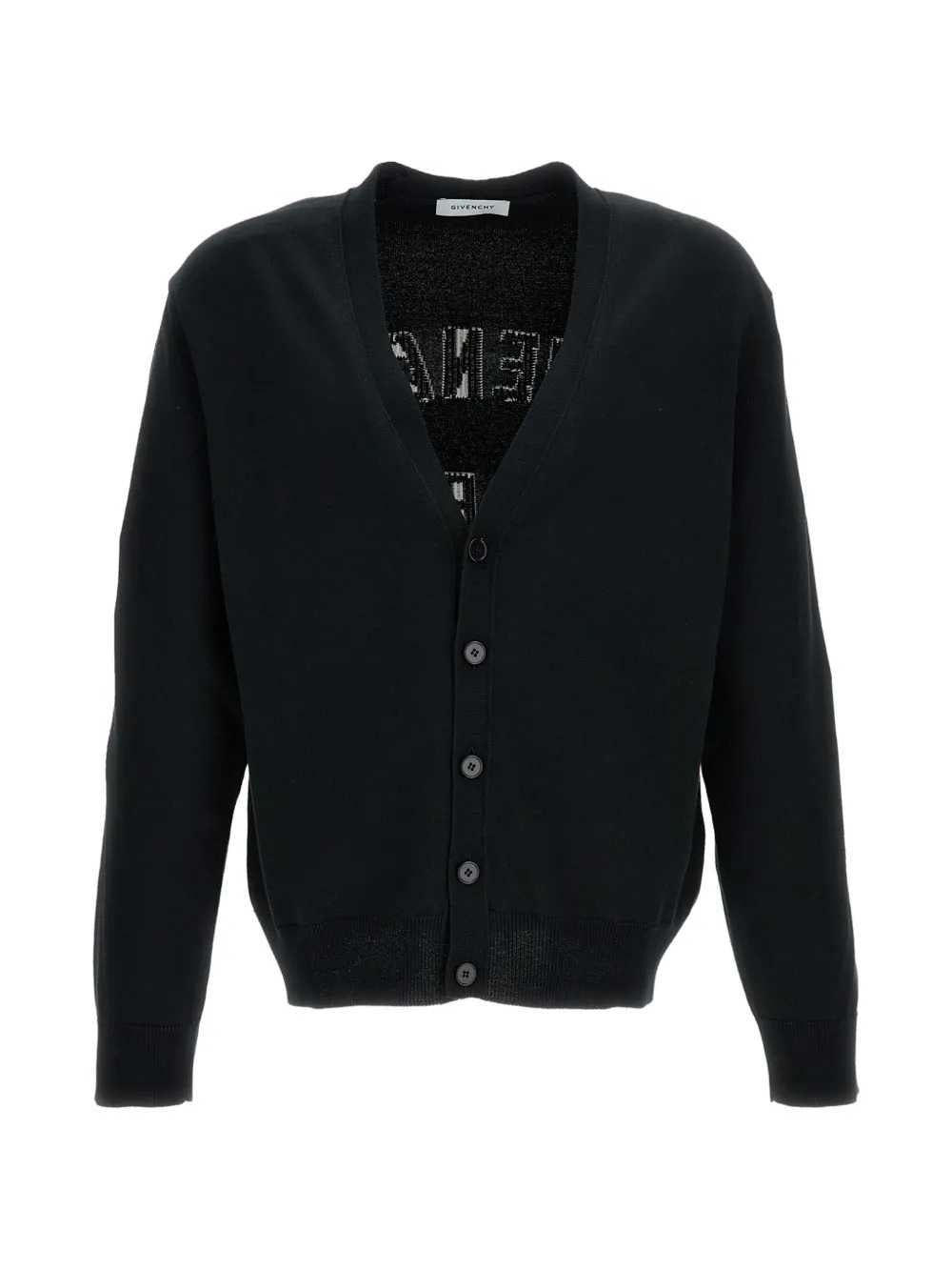 Givenchy Men Couture Seam Knit Cardigan With Givenchy Paris Detail GIVENCHY