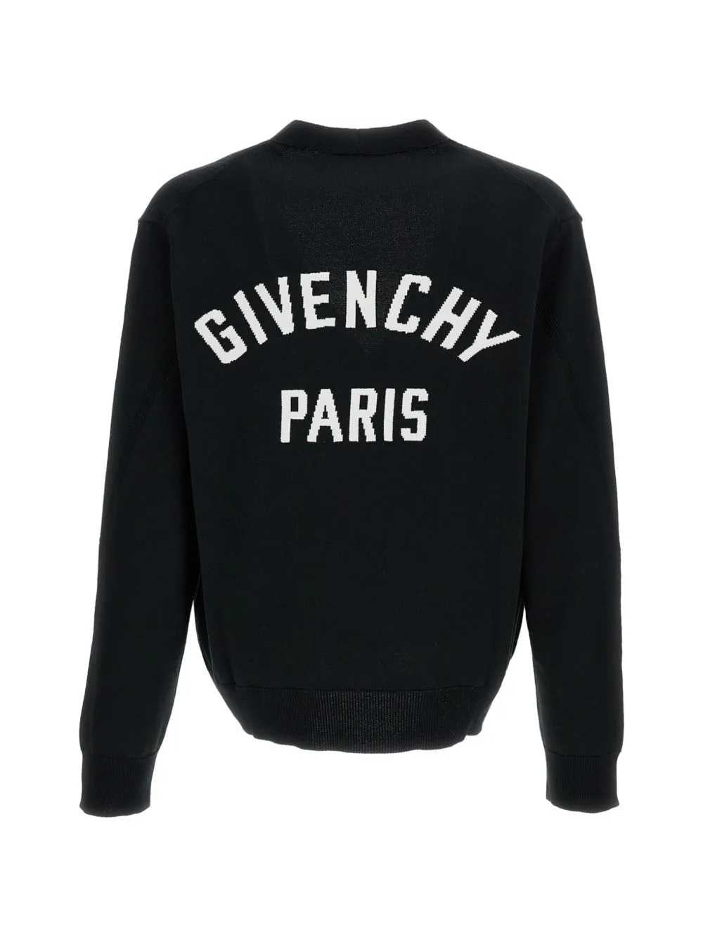 Givenchy Men Couture Seam Knit Cardigan With Givenchy Paris Detail GIVENCHY