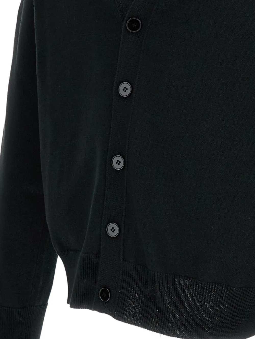 Givenchy Men Couture Seam Knit Cardigan With Givenchy Paris Detail GIVENCHY
