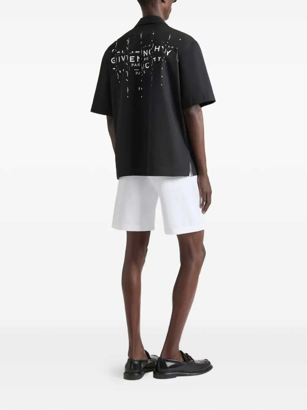 Givenchy Men Logo-Print Short-Sleeve Shirt GIVENCHY