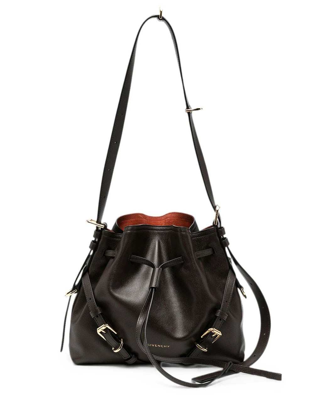 Givenchy Women Small Voyou Bucket Bag In Glossy Leather GIVENCHY