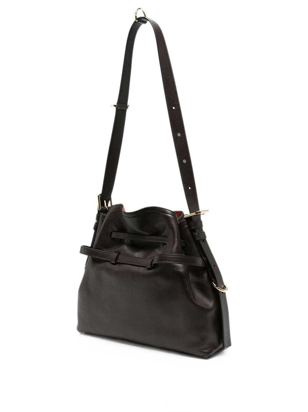 Givenchy Women Small Voyou Bucket Bag In Glossy Leather GIVENCHY
