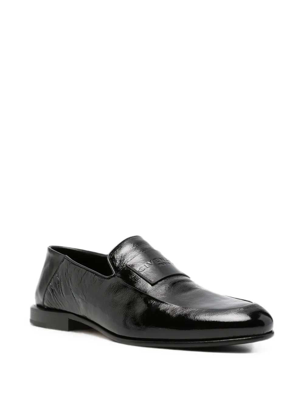 Givenchy Women Leather Loafers With Logo Plaque GIVENCHY