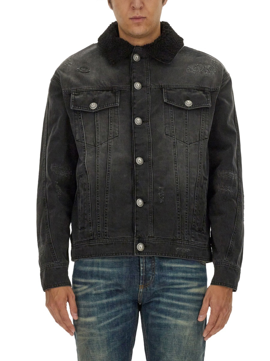 Balmain Men Destroyed Jacket BALMAIN