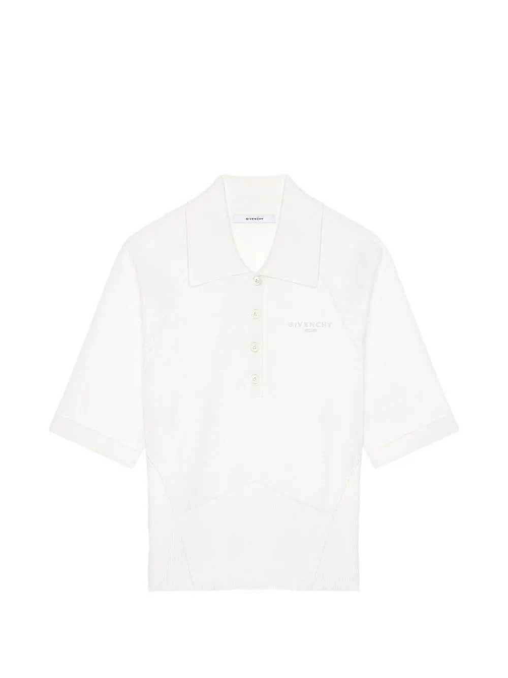 Givenchy Women Cotton And Silk Polo Shirt GIVENCHY