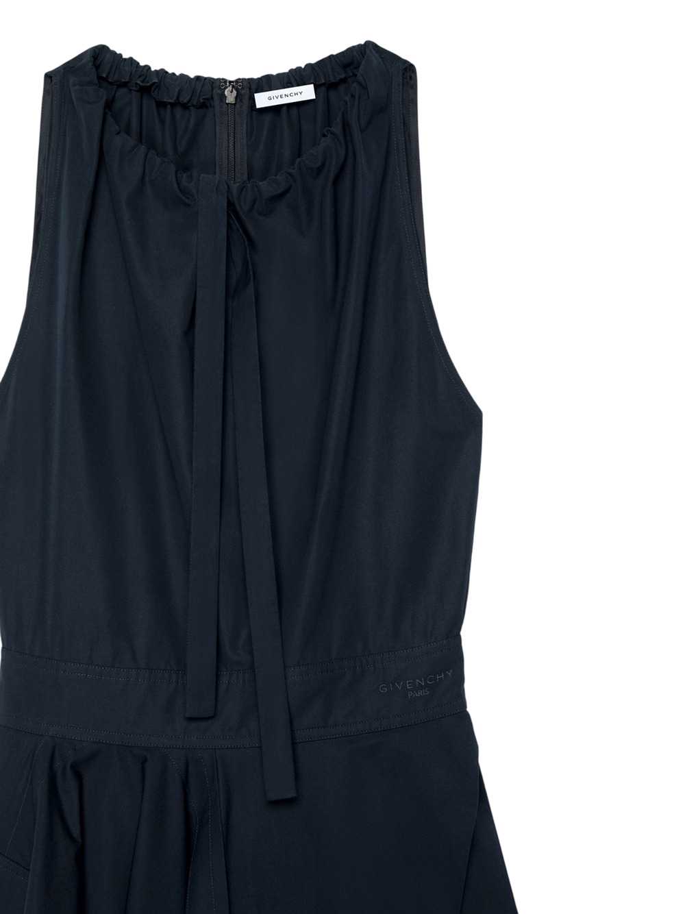 Givenchy Women Asymmetric Poplin Maxi Dress With Bow GIVENCHY