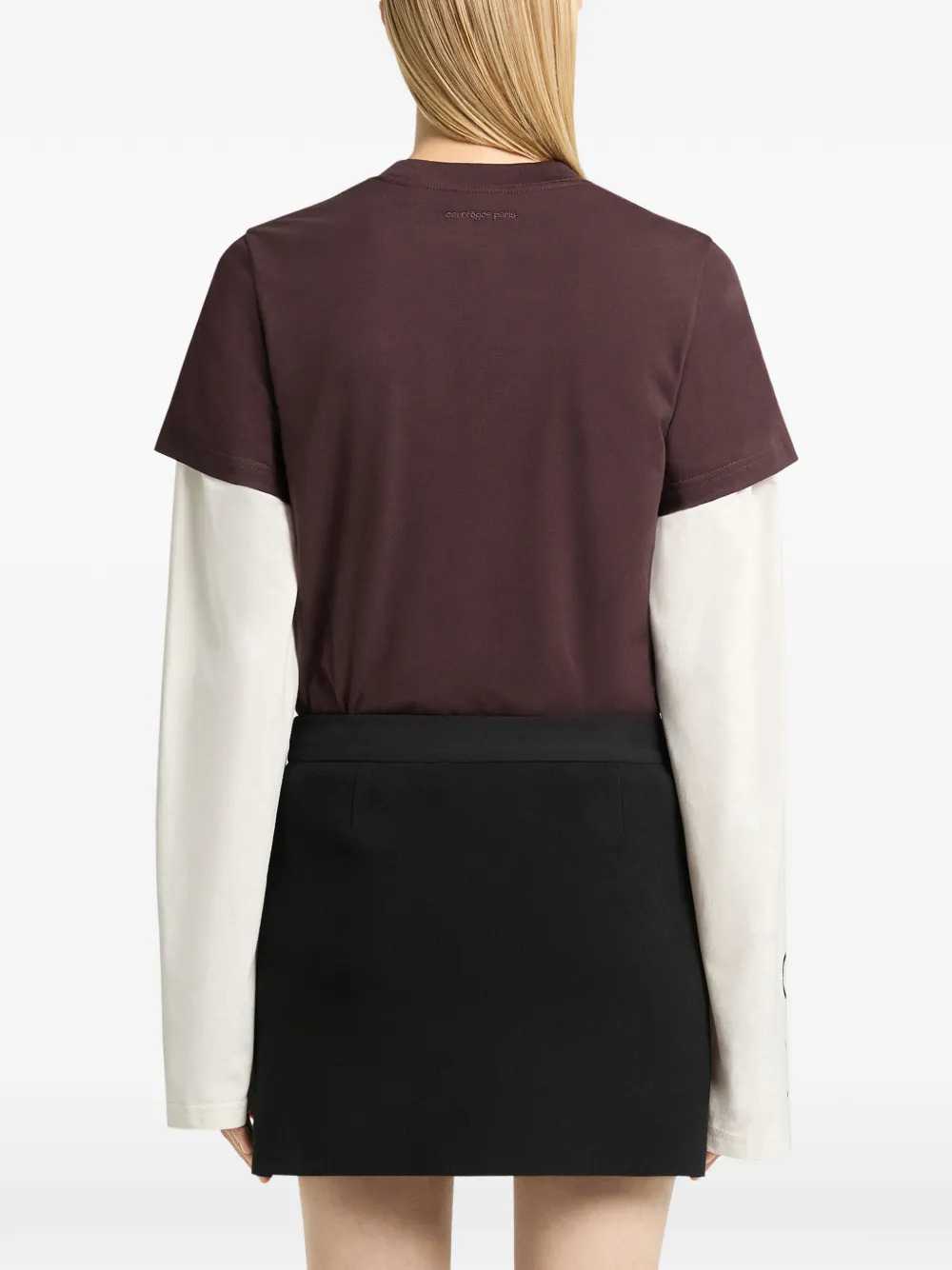 Courreges Women Embroidered Logo T-Shirt COURREGES