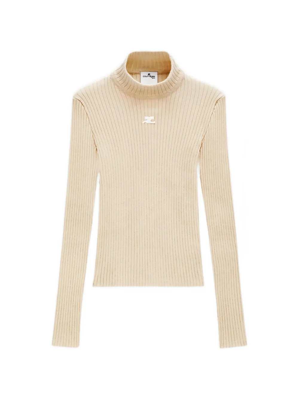 Courreges Women Ribbed Knit Sweater – Re-Edition COURREGES
