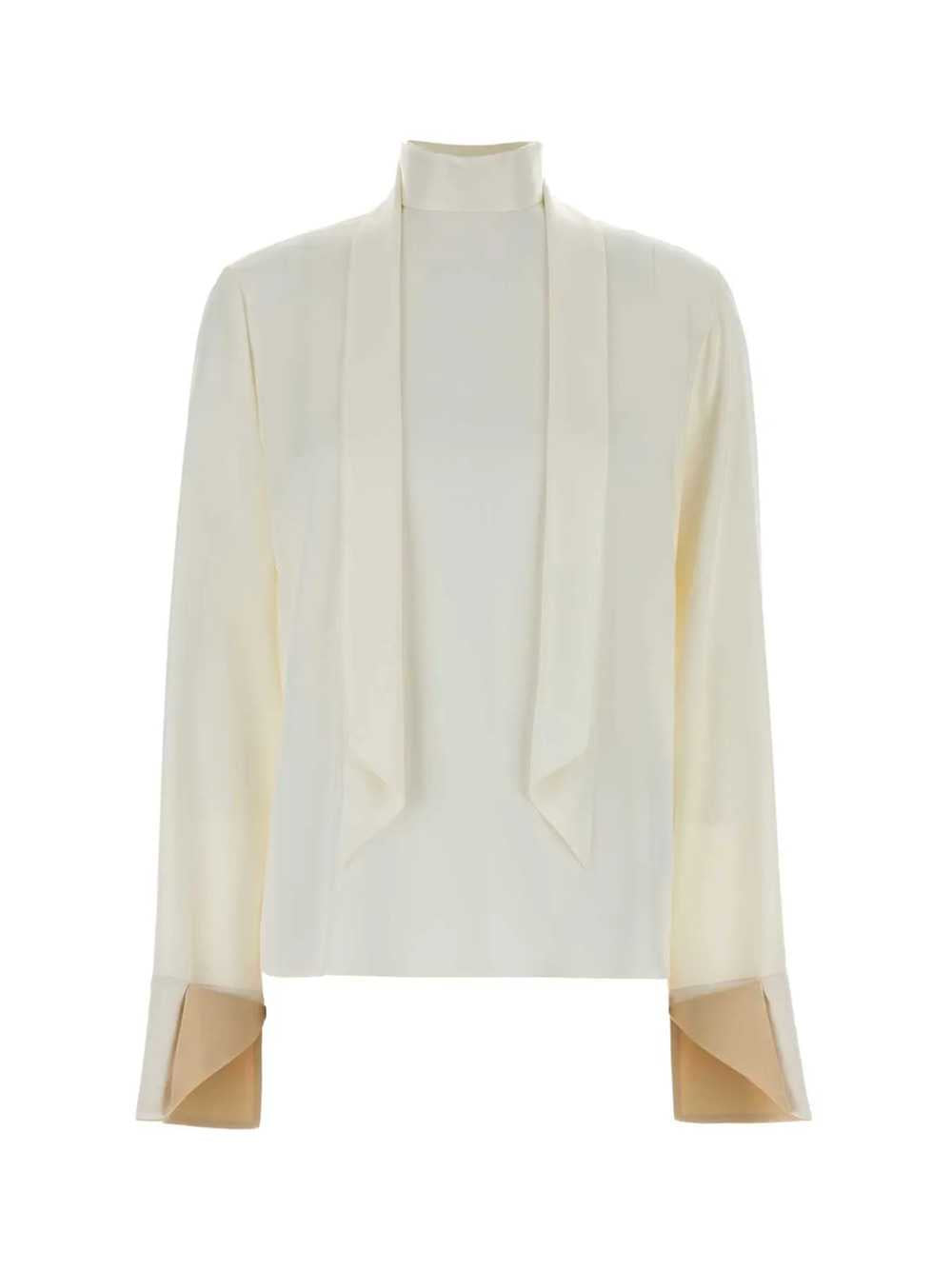 Stella Mccartney Women Stella Mccartney High-Neck Satin Top With Back Ties STELLA MCCARTNEY