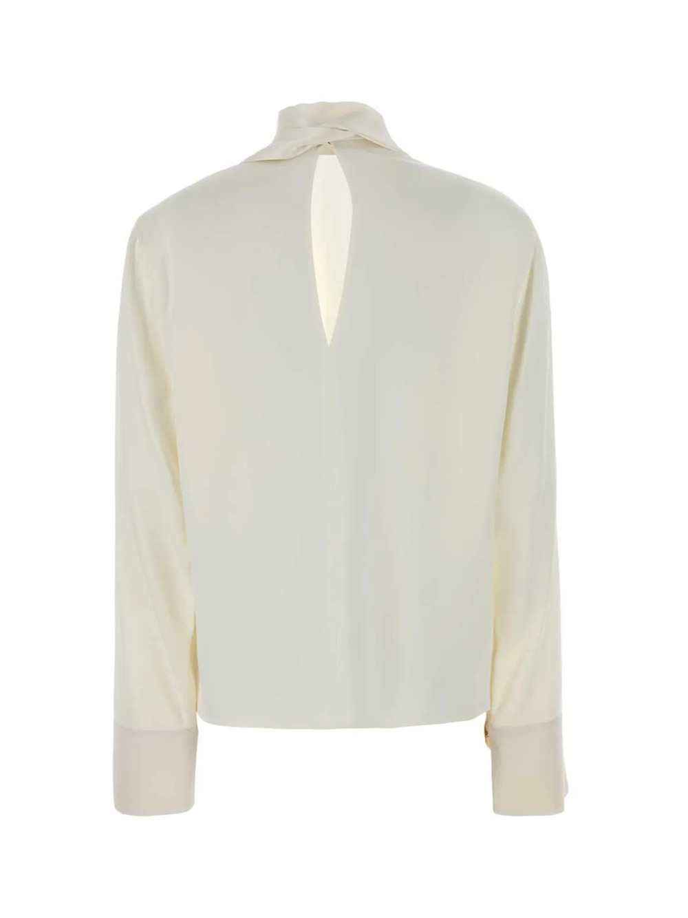 Stella Mccartney Women Stella Mccartney High-Neck Satin Top With Back Ties STELLA MCCARTNEY