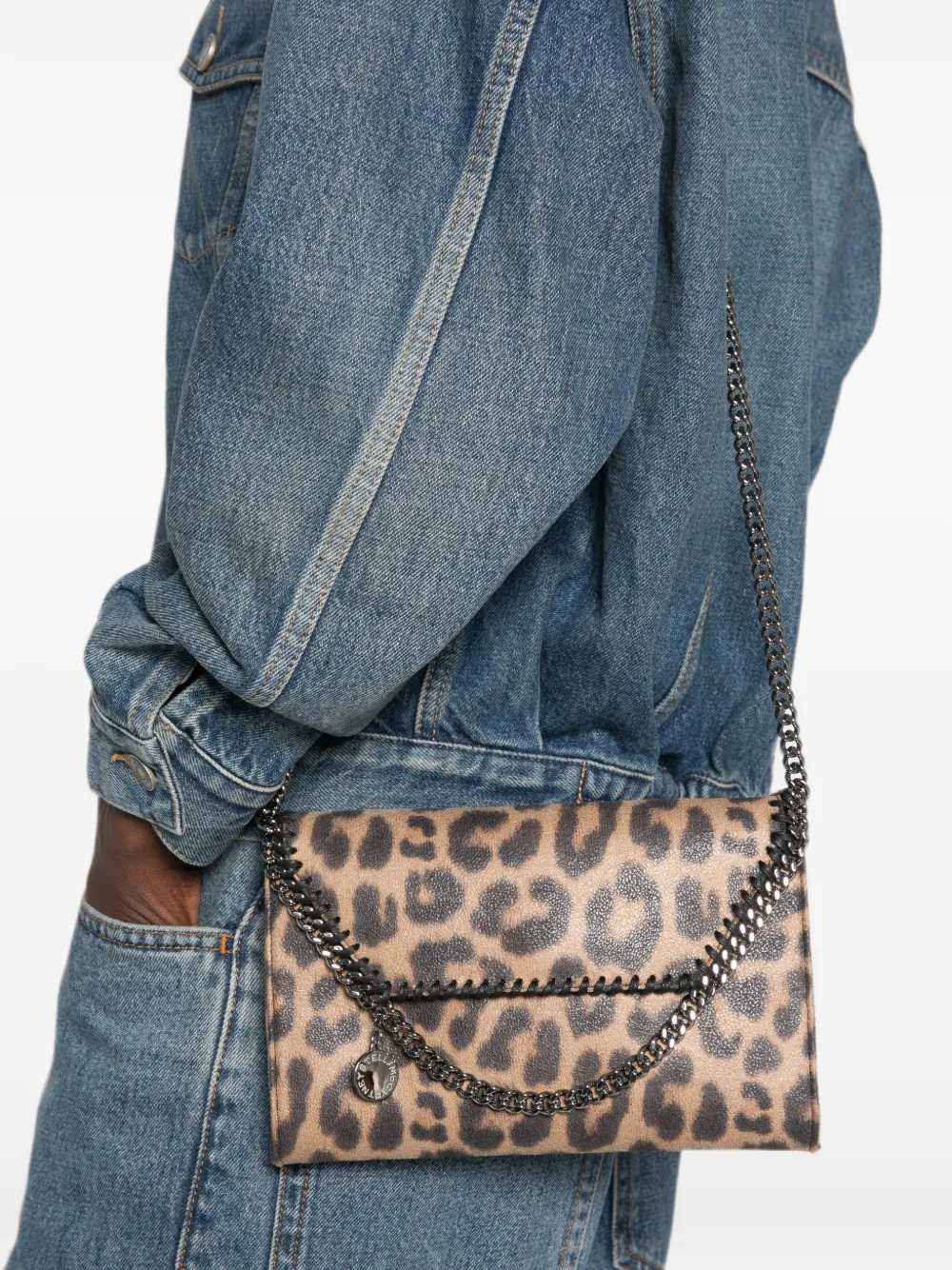 Stella Mccartney Women Leopard-Print Falabella Shoulder Bag STELLA MCCARTNEY