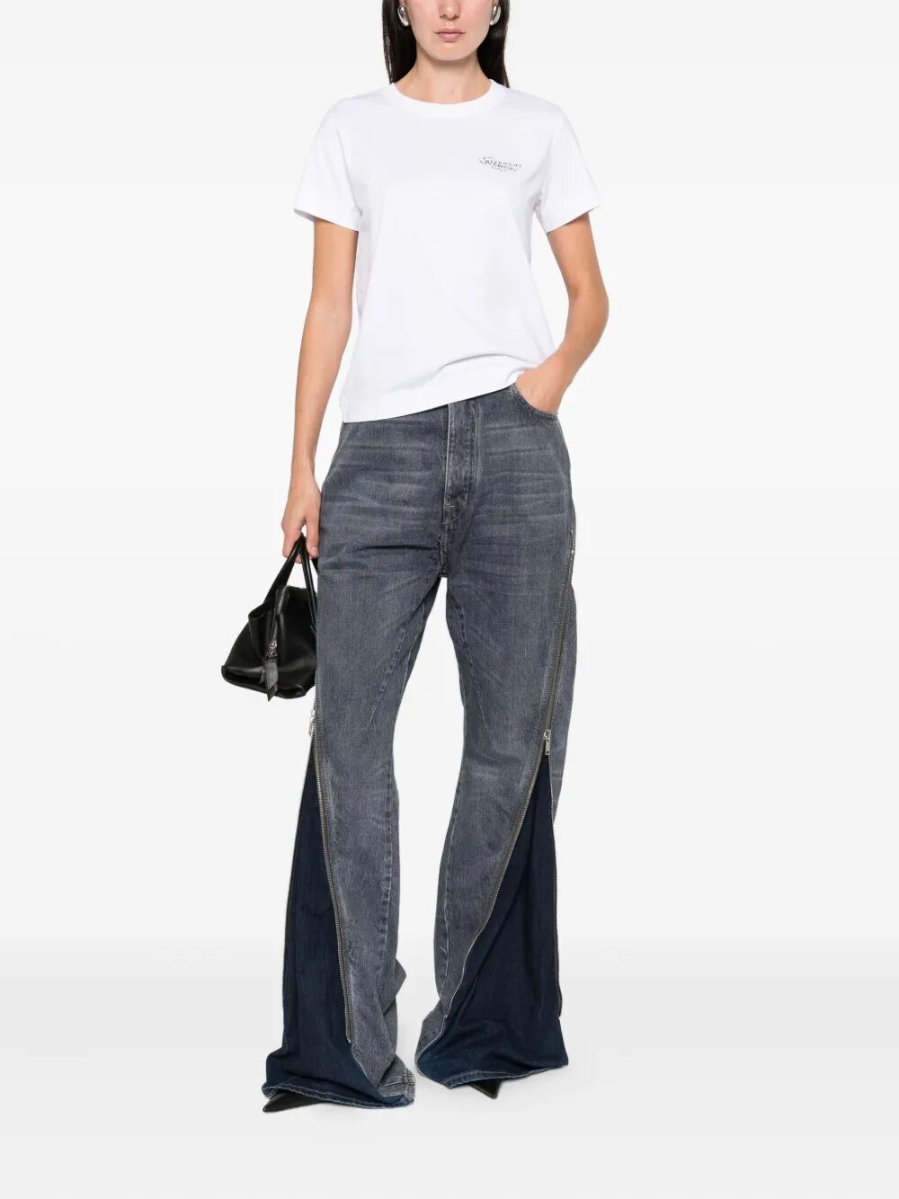 Givenchy Women Logo-Print Fitted T-Shirt GIVENCHY