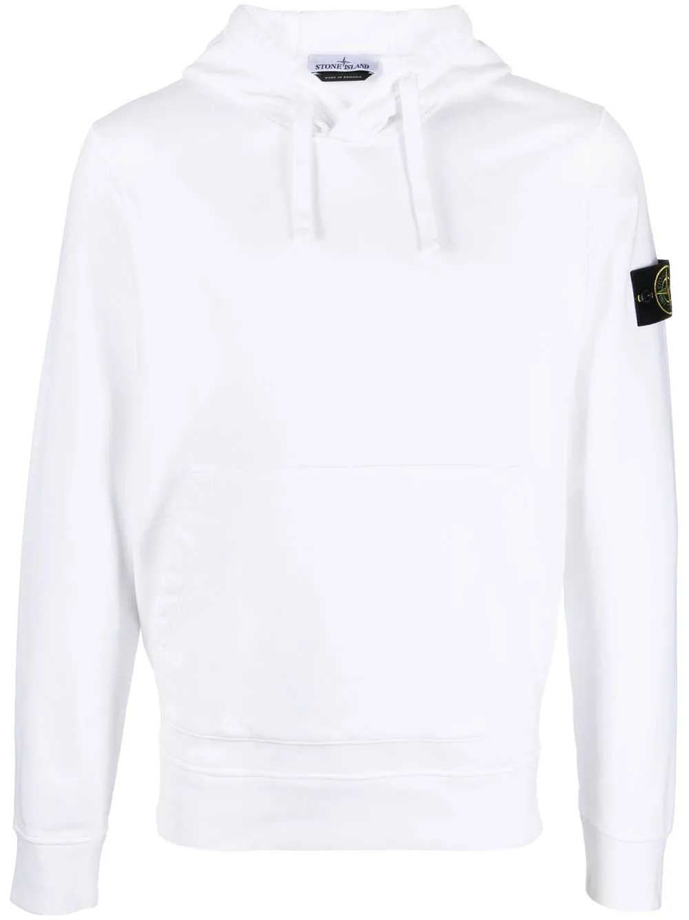 Stone Island Men Cotton Fleece Hoodie STONE ISLAND