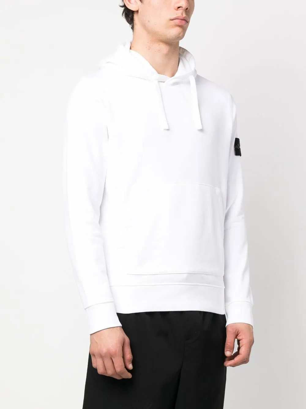 Stone Island Men Cotton Fleece Hoodie STONE ISLAND