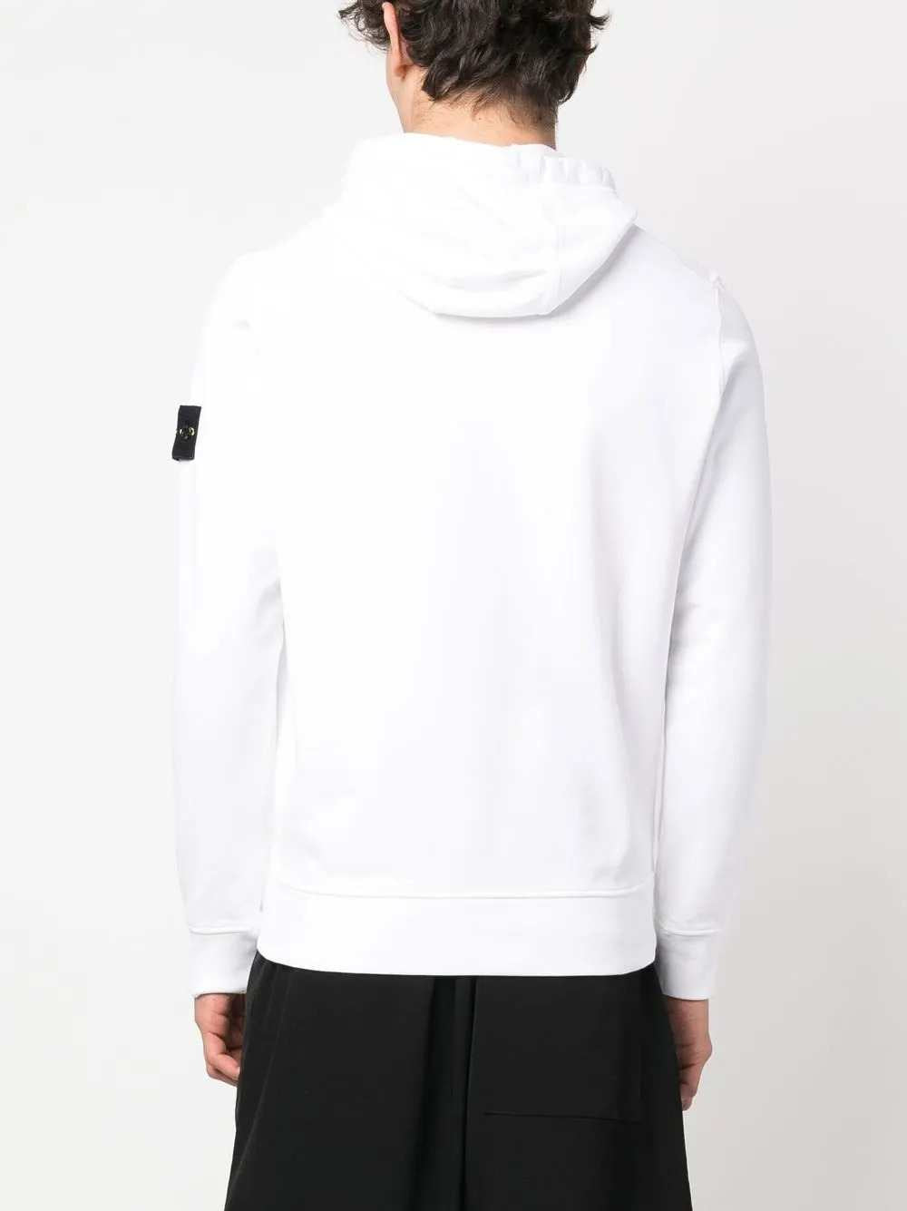 Stone Island Men Cotton Fleece Hoodie STONE ISLAND