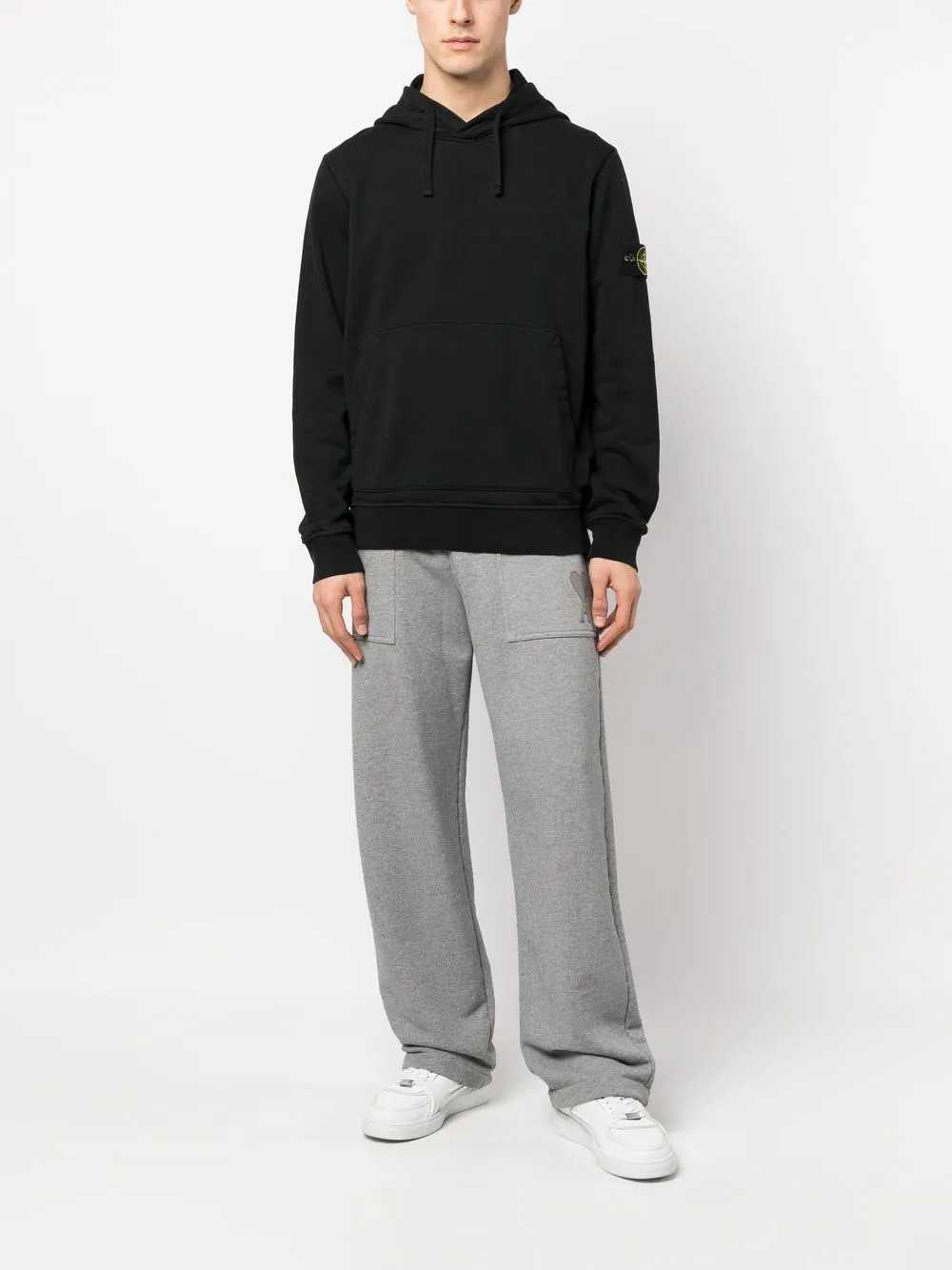 Stone Island Men Logo-Patch Hoodie STONE ISLAND