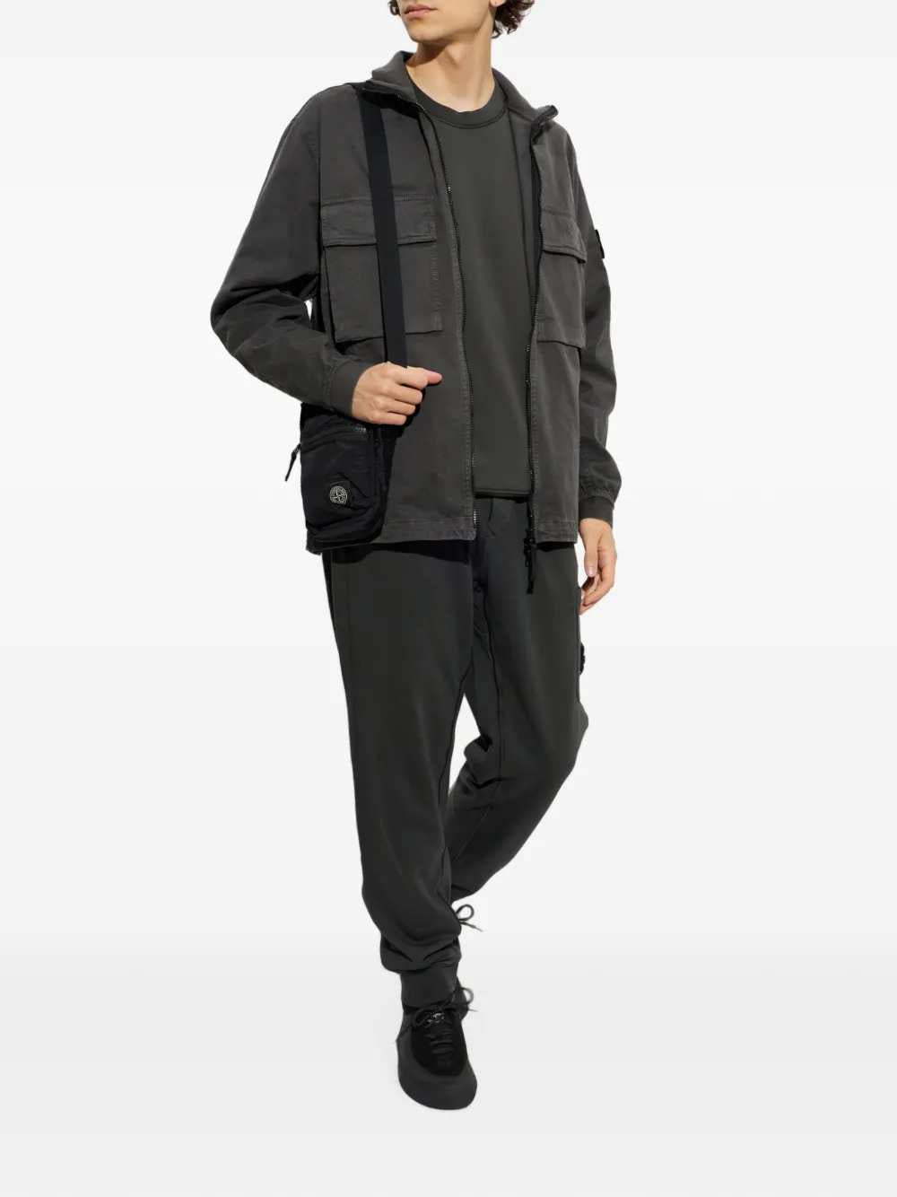 Stone Island Men Jogging Pants With Compass Badge STONE ISLAND