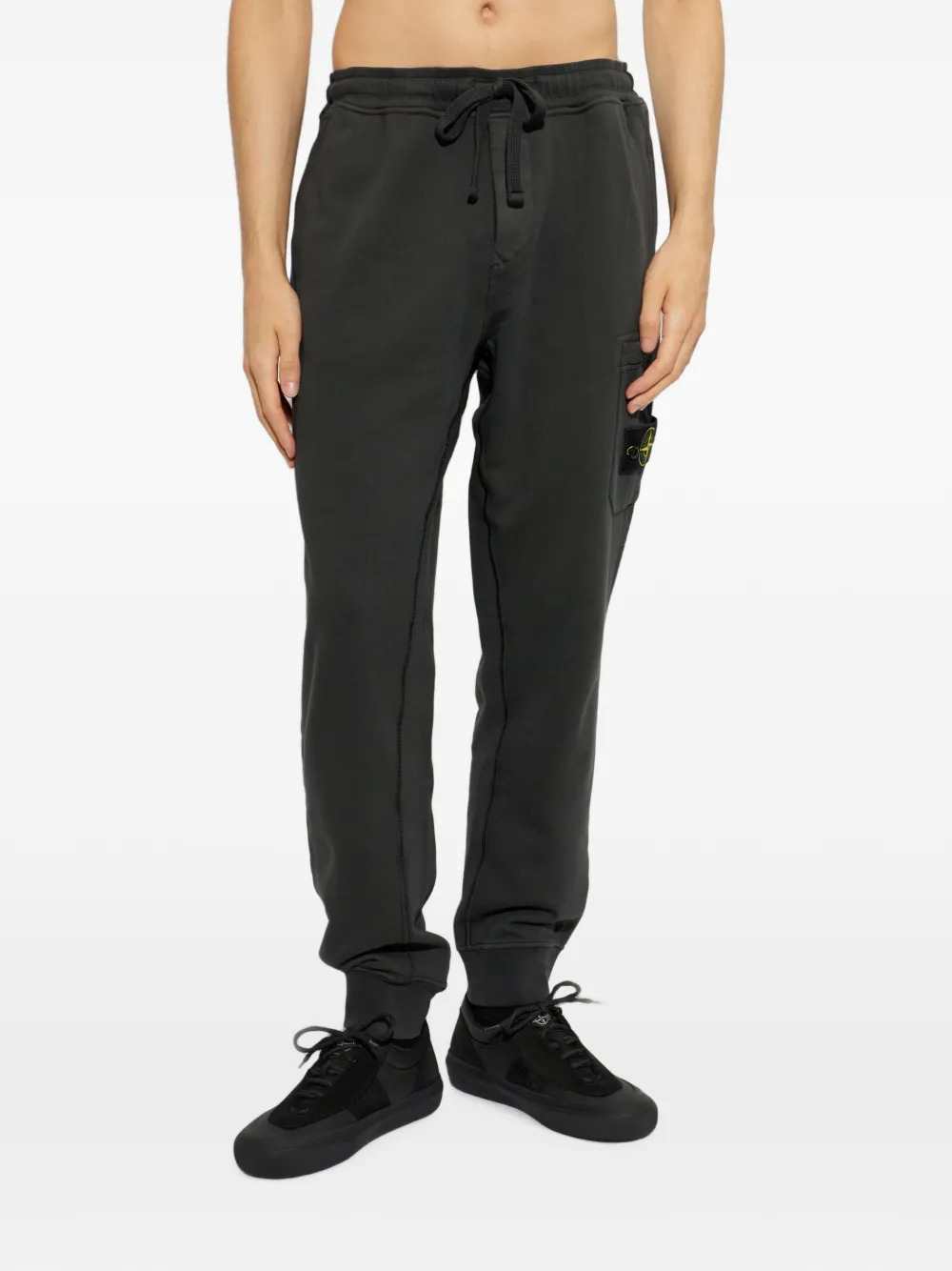 Stone Island Men Jogging Pants With Compass Badge STONE ISLAND