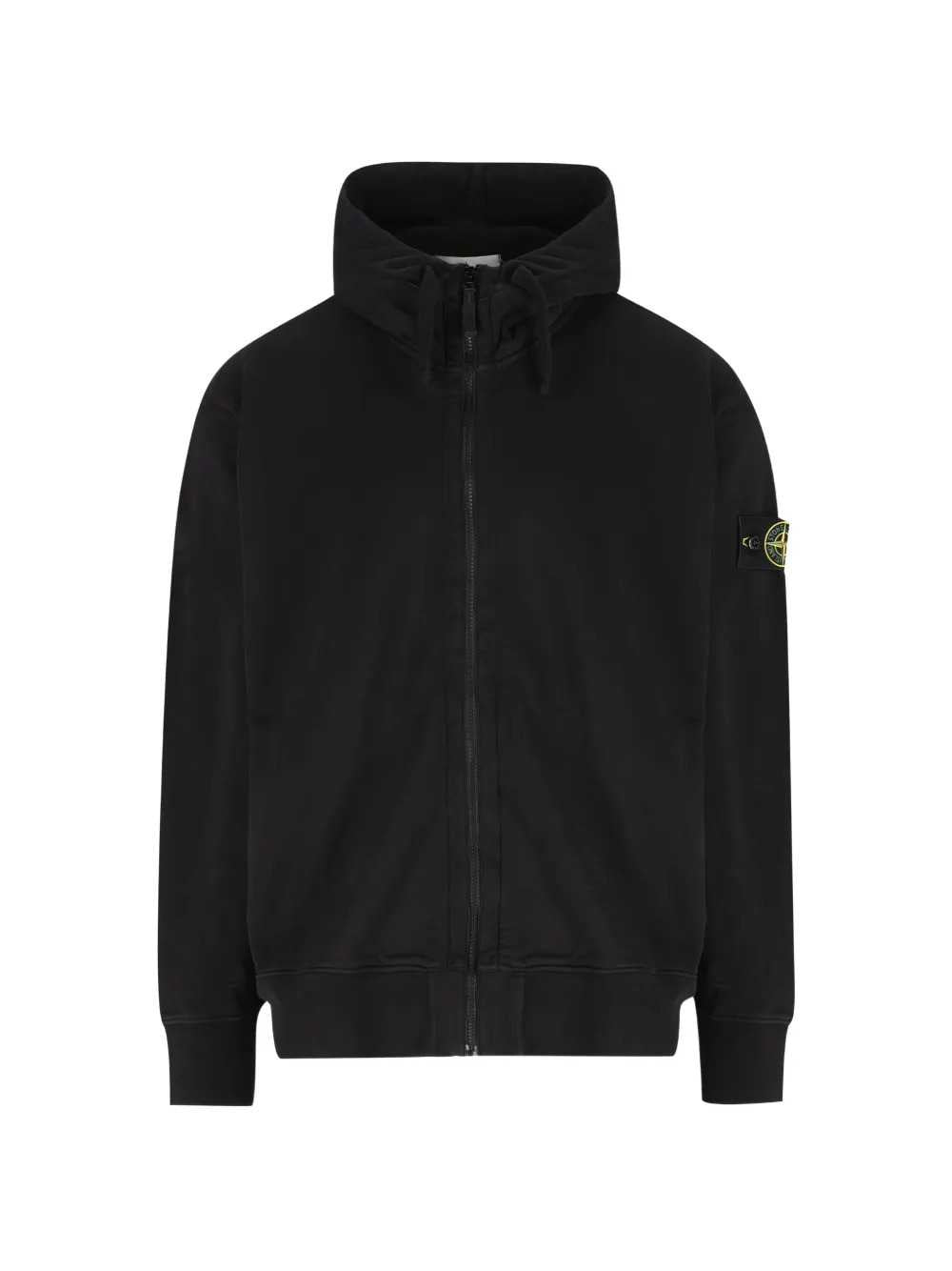 Stone Island Men Zip-Up Hoodie With Logo Appliqué STONE ISLAND