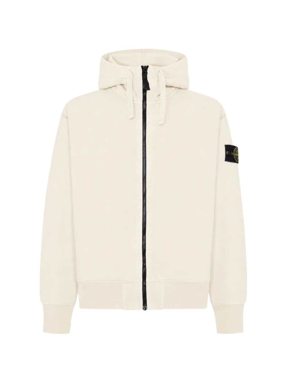 Stone Island Men Zip-Up Hoodie With Logo Appliqué STONE ISLAND