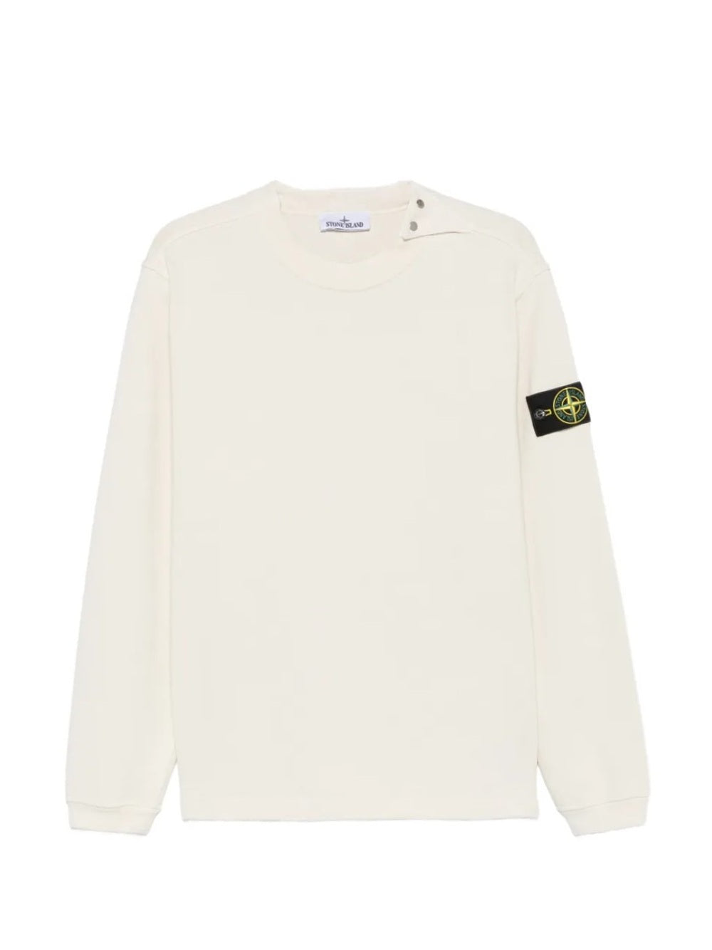Stone Island Men Button-Detail Sweater With Logo Patch On The Shoulder STONE ISLAND