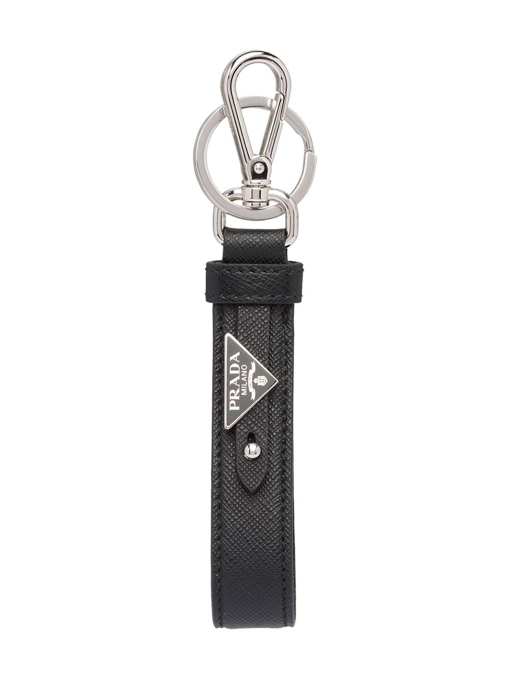 Prada Men Portachiavi In Pelle Saffiano PRADA