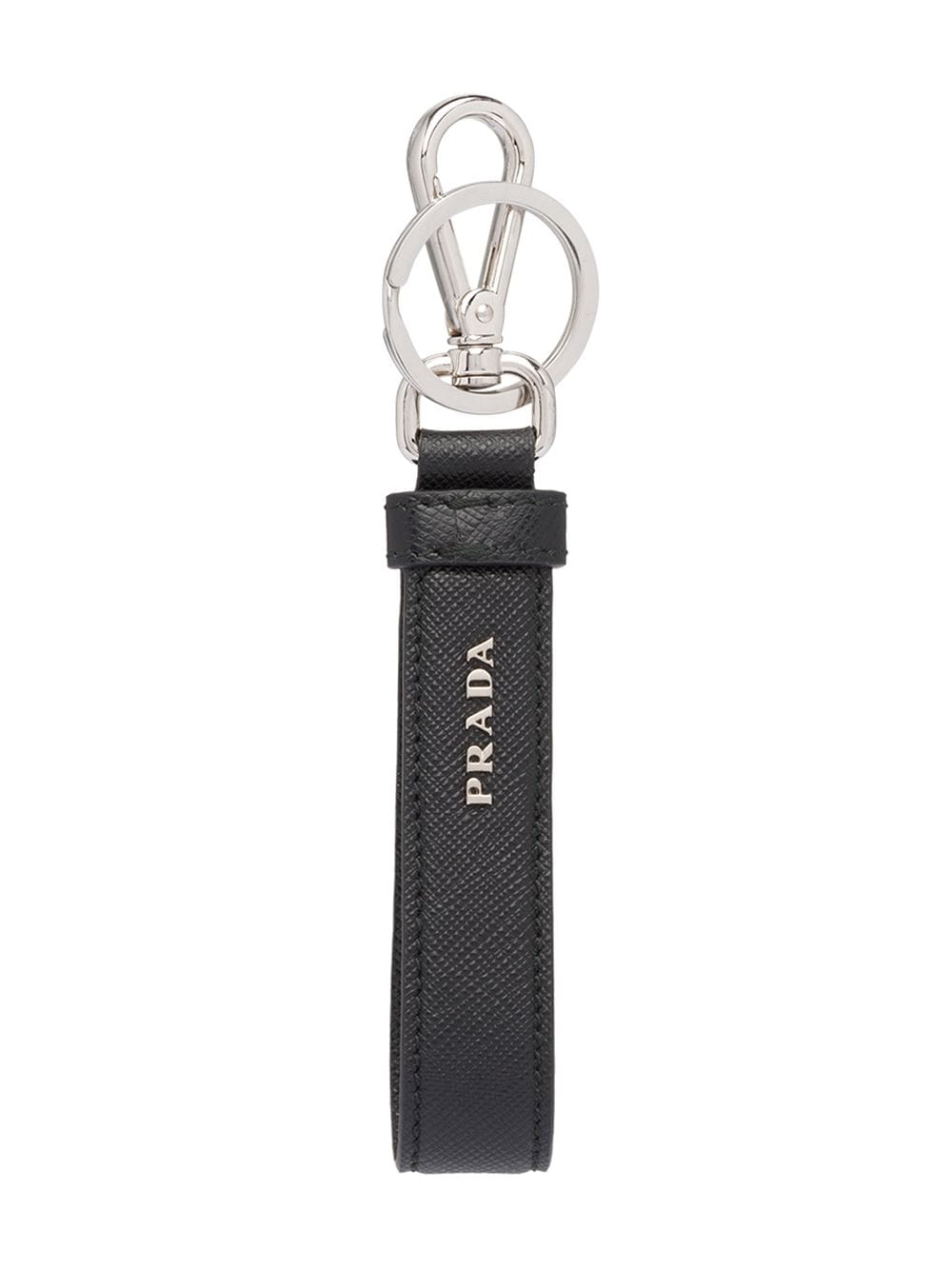 Prada Men Portachiavi In Pelle Saffiano PRADA