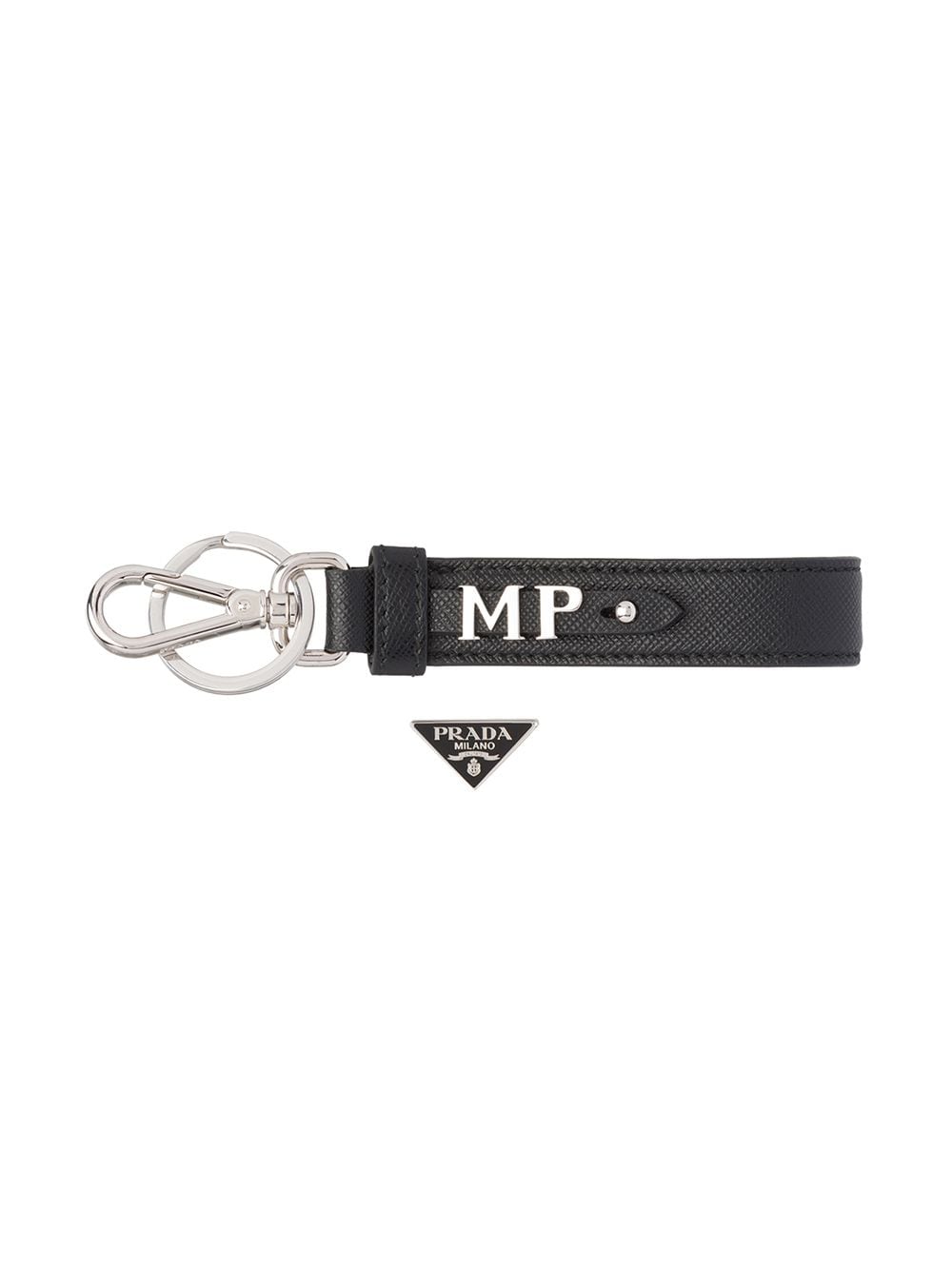 Prada Men Portachiavi In Pelle Saffiano PRADA