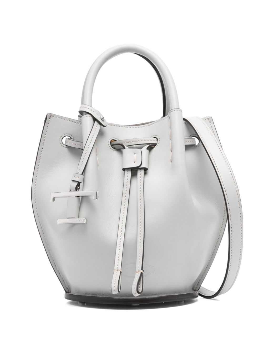 Tod's Women Logo-Charm Leather Mini Bucket Bag TOD'S