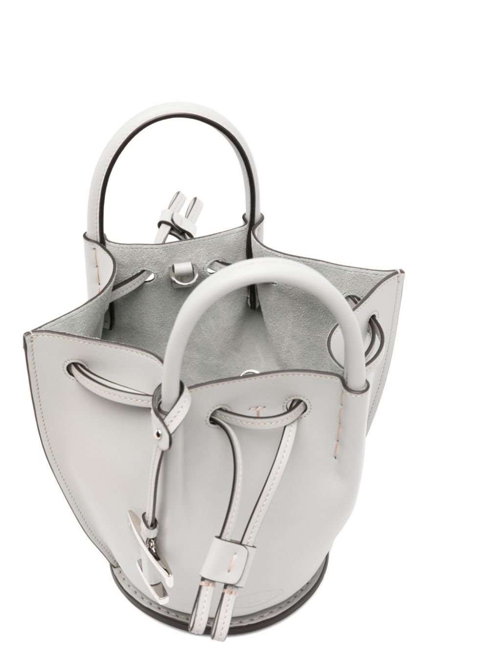 Tod's Women Logo-Charm Leather Mini Bucket Bag TOD'S
