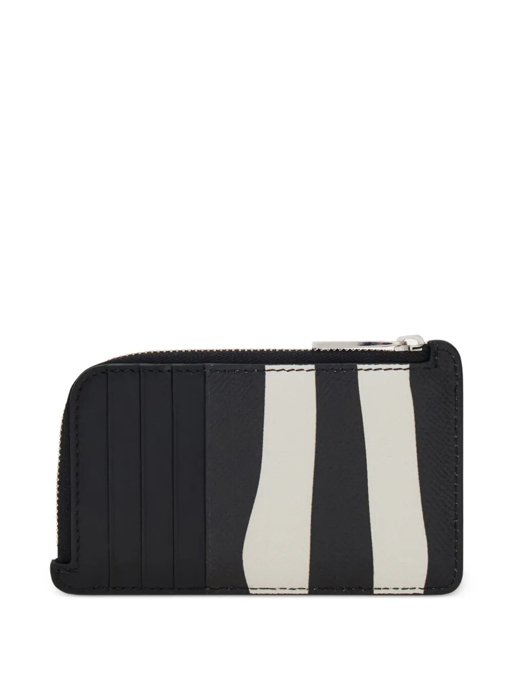 Ferragamo Women Zebra-Print Cardholder With Zip FERRAGAMO